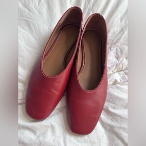 Madewell Red Mylie Ballet Flat 6